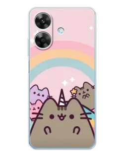 Чехол для Realme Note 60x с картинкой «Единорог Pusheen» Чехол для Realme Note 60x с картинкой «Единорог Pusheen»