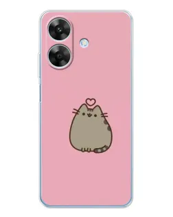 Чехол для Realme Note 60x с картинкой «Pusheen сердце» Чехол для Realme Note 60x с картинкой «Pusheen сердце»