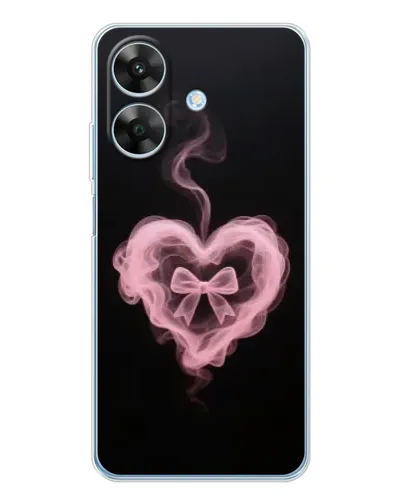 Чехол для Realme Note 60x с картинкой «Дымчатое сердце»