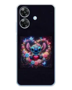 Чохол для Realme Note 60x з картинкою «Stitch у квітах» Чохол для Realme Note 60x з картинкою «Stitch у квітах»
