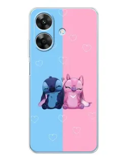 Чохол для Realme Note 60x з картинкою «Stitch та Angel Love» Чохол для Realme Note 60x з картинкою «Stitch та Angel Love»