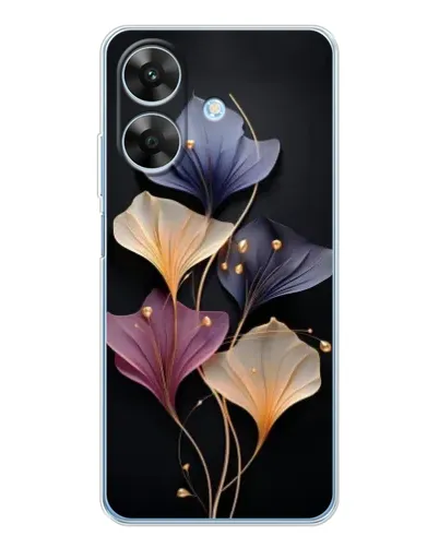 Чехол для Realme Note 60x с картинкой «Лиловые цветы грации»