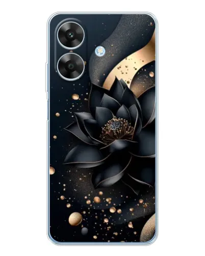 Чехол для Realme Note 60x с картинкой «Черный лотос»
