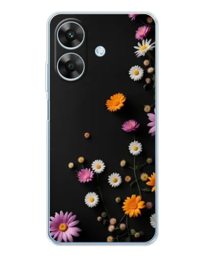 Чехол для Realme Note 60x с картинкой «Цветочная композиция»