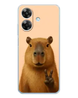 Чохол для Realme Note 60x з картинкою «Капібара вікторія»