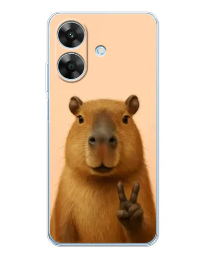 Чохол для Realme Note 60x з картинкою «Капібара вікторія»