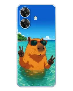 Чохол для Realme Note 60x з картинкою «Морська капібара»
