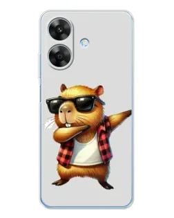 Чохол для Realme Note 60x з картинкою «Капібара репер даб»
