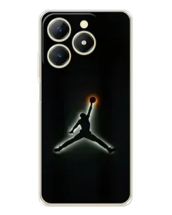 Чехол для Realme Note 70 с картинкой «Jordan Gradient Logo»