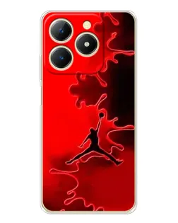 Чехол для Realme Note 70 с картинкой «Jordan Red Smoke» Чехол для Realme Note 70 с картинкой «Jordan Red Smoke»