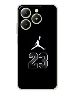Чехол для Realme Note 70 с картинкой «Jordan Flight 23» Чехол для Realme Note 70 с картинкой «Jordan Flight 23»