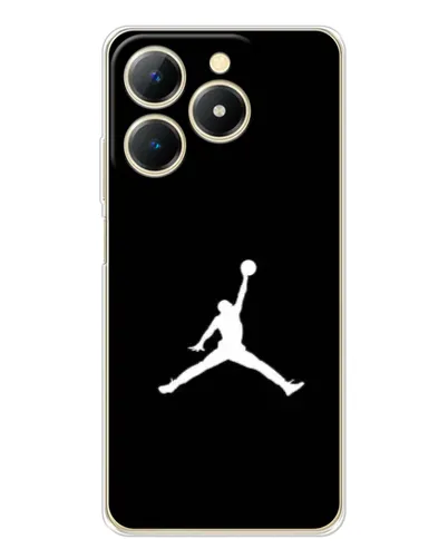Чехол для Realme Note 70 с картинкой «Jordan Silhouette»