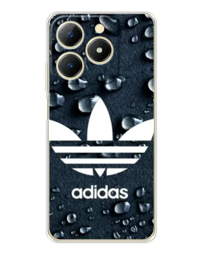 Чехол для Realme Note 70 с картинкой «Adidas Trefoil Blue» Чехол для Realme Note 70 с картинкой «Adidas Trefoil Blue»