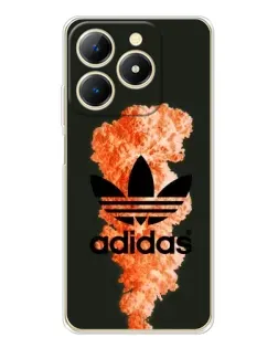 Чехол для Realme Note 70 с картинкой «Оранжевый дым Adidas» Чехол для Realme Note 70 с картинкой «Оранжевый дым Adidas»