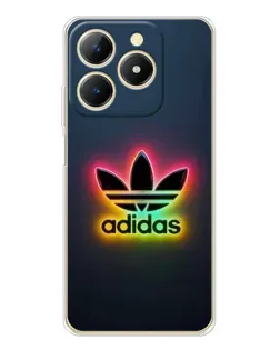 Чехол для Realme Note 70 с картинкой «Неоновый Adidas» Чехол для Realme Note 70 с картинкой «Неоновый Adidas»