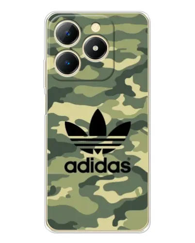 Чехол для Realme Note 70 с картинкой «Милитари стиль Adidas» Чехол для Realme Note 70 с картинкой «Милитари стиль Adidas»