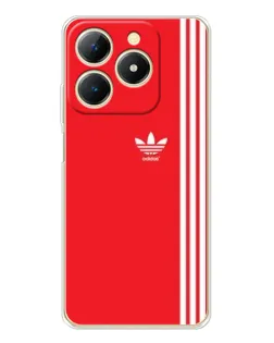 Чехол для Realme Note 70 с картинкой «Красный минимализм Adidas» Чехол для Realme Note 70 с картинкой «Красный минимализм Adidas»