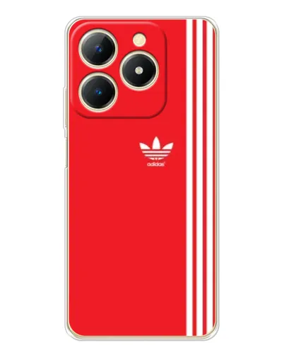 Чехол для Realme Note 70 с картинкой «Красный минимализм Adidas» Чехол для Realme Note 70 с картинкой «Красный минимализм Adidas»