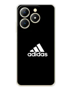Чехол для Realme Note 70 с картинкой «Черная классика Adidas»