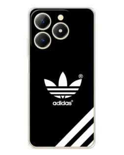 Чехол для Realme Note 70 с картинкой «Adidas с диагональными полосами»