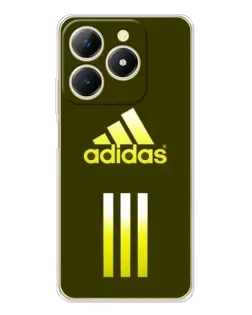 Чехол для Realme Note 70 с картинкой «Оливковый градиент Adidas»