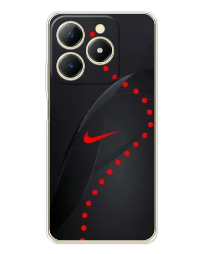 Чехол для Realme Note 70 с картинкой «Абстрактный дизайн Nike»