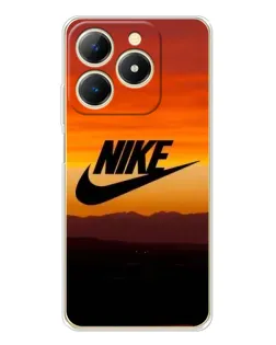 Чехол для Realme Note 70 с картинкой «Nike — вечерний горизонт»
