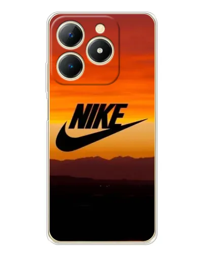 Чехол для Realme Note 70 с картинкой «Nike — вечерний горизонт»