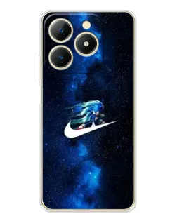 Чехол для Realme Note 70 с картинкой «Звездный путь Nike»