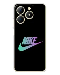 Чехол для Realme Note 70 с картинкой «Nike — городская ночь»