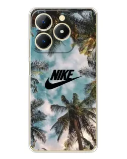Чехол для Realme Note 70 с картинкой «Тропический принт Nike» Чехол для Realme Note 70 с картинкой «Тропический принт Nike»