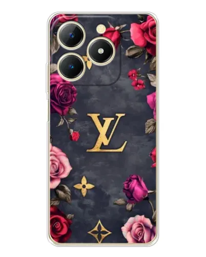 Чехол для Realme Note 70 с картинкой «Цветочный Louis Vuitton»
