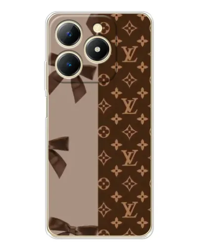 Чехол для Realme Note 70 с картинкой «Louis Vuitton — банты»