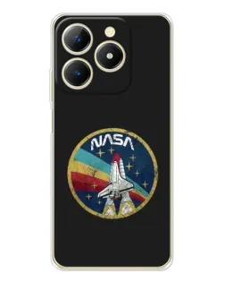 Чехол для Realme Note 70 с картинкой «NASA — эмблема миссии»
