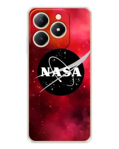 Чехол для Realme Note 70 с картинкой «NASA — красная туманность»