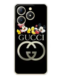 Чехол для Realme Note 70 с картинкой «Gucci — герои Disney»