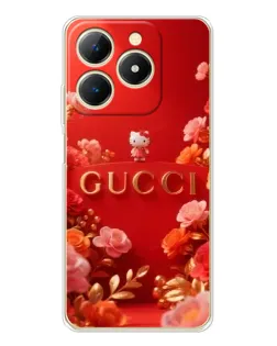 Чехол для Realme Note 70 с картинкой «Gucci — золотой сад»