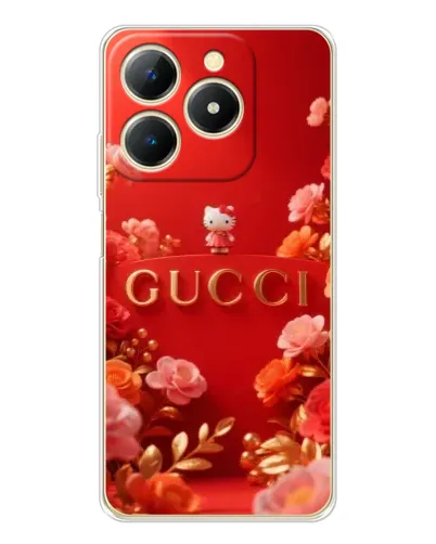 Чехол для Realme Note 70 с картинкой «Gucci — золотой сад»