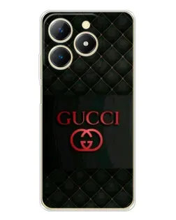 Чехол для Realme Note 70 с картинкой «Gucci — стеганый черный»