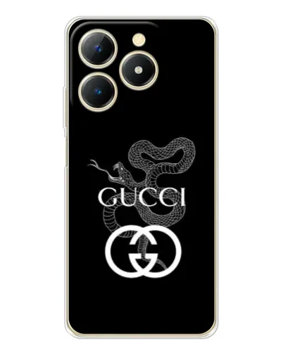 Чехол для Realme Note 70 с картинкой «Gucci — серебряная змея»