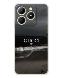 Чехол для Realme Note 70 с картинкой «Gucci — морской прибой»