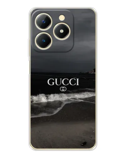Чехол для Realme Note 70 с картинкой «Gucci — морской прибой»