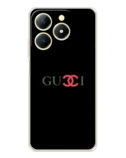 Чехол для Realme Note 70 с картинкой «Gucci — красный градиент»