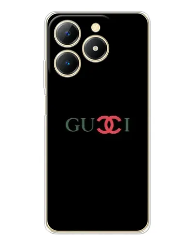 Чехол для Realme Note 70 с картинкой «Gucci — красный градиент»