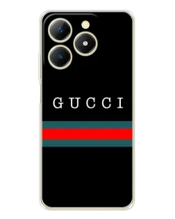 Чехол для Realme Note 70 с картинкой «Gucci — красный пояс»