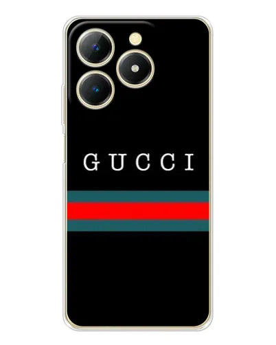 Чехол для Realme Note 70 с картинкой «Gucci — красный пояс»