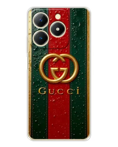 Чохол для Realme Note 70 з картинкою «Gucci — фірмова смуга та золото» Чохол для Realme Note 70 з картинкою «Gucci — фірмова смуга та золото»