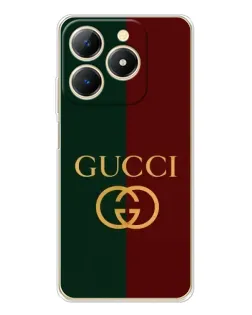 Чохол для Realme Note 70 з картинкою «Gucci — темно-зелений градієнт»