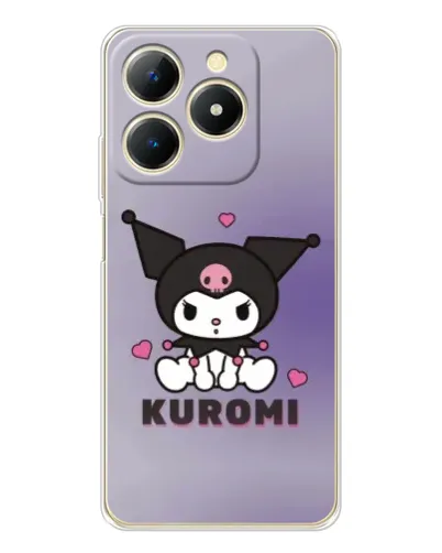Чехол для Realme Note 70 с картинкой «Kuromi — фиолетовый арт» Чехол для Realme Note 70 с картинкой «Kuromi — фиолетовый арт»