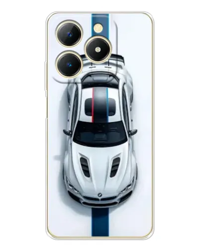 Чехол для Realme Note 70 с картинкой «Вид сверху — BMW M» Чехол для Realme Note 70 с картинкой «Вид сверху — BMW M»